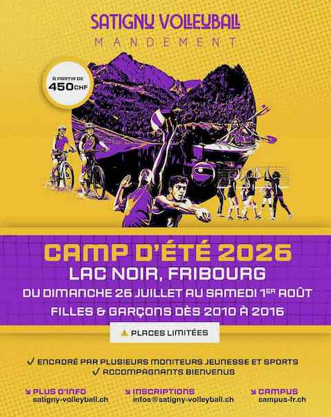 Flyer camp d'été